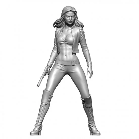 SOL Resin Factory C723 1/24 TERRA in Leather Jacket - Model Figures