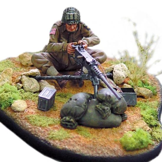 SOL Resin Factory MM115 1/35 US 101st Abn Div With Cal.50 (Base Not Included) - Model Figures