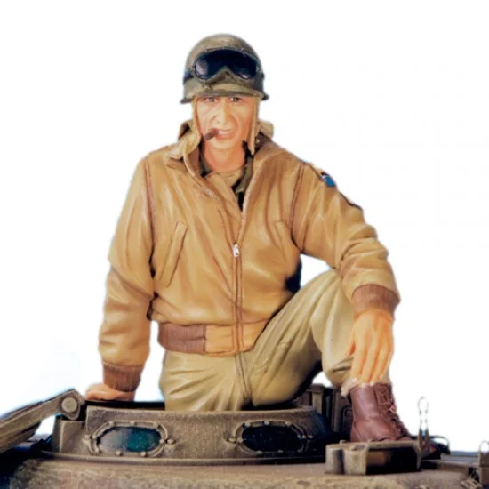 SOL Resin Factory MM122 1/16 WWII US Tank Crew #1 - Model Figures