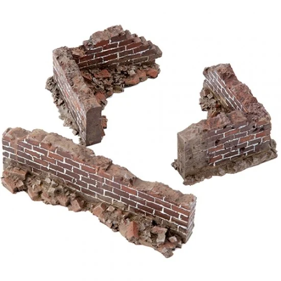SOL Resin Factory MM196 1/16 Bricks Wall Set - Scenics & Diorama