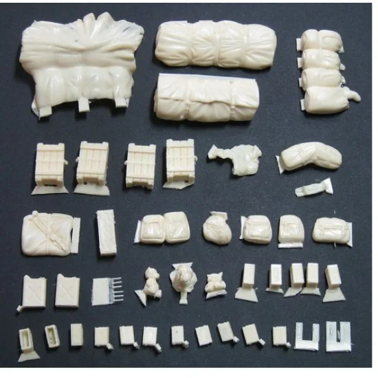 SOL Resin Factory MM215 1/35 WWII Sherman Stowage & Accessory set - Military Vehicles & Tanks