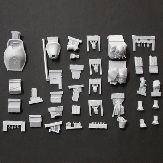 SOL Resin Factory MM222 1/35 WWII German Jagdpanzer38(t) Hetzer Late Ver Detail-up Set Set