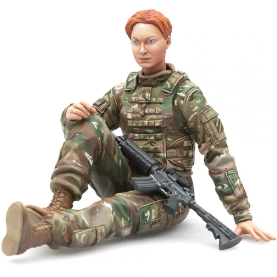 SOL Resin Factory MM246 1/16 US Army Female Tank Gunner - Model Figures