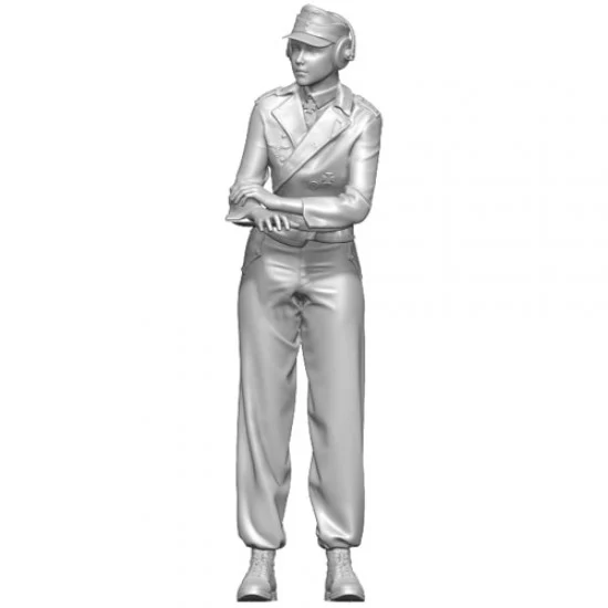 SOL Resin Factory MM268 1/16 German Pzkpfw IV Female Tank Radio Operator for Trumpeter kits - Model Figures