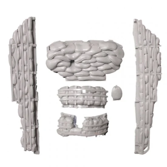 SOL Resin Factory MM285 1/35 Sherman Armour Set #01: Type Europe War - Military Vehicles & Tanks