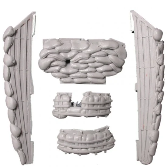 SOL Resin Factory MM286 1/35 Sherman Armour Set 02 (Type Europe War) - Military Vehicles & Tanks