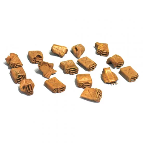 SOL Resin Factory MM314 1/35 US Damaged Jerrycan Set - Scenics & Diorama