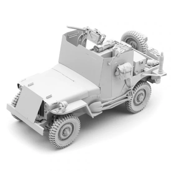 SOL Resin Factory MM330 1/16 WWII US Army 1/4 Ton Armored Truck Resin Kit - Military Vehicles & Tanks