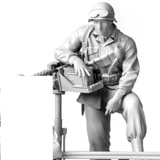 SOL Resin Factory MM333 1/16 WWII US Army Gunner - Model Figures