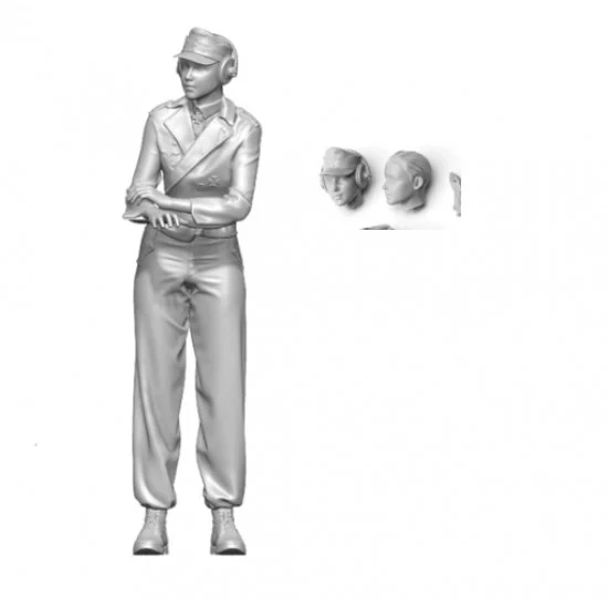 SOL Resin Factory MM354 1/35 German Pzkpfw.IV Female Tank Radio Operator - Model Figures
