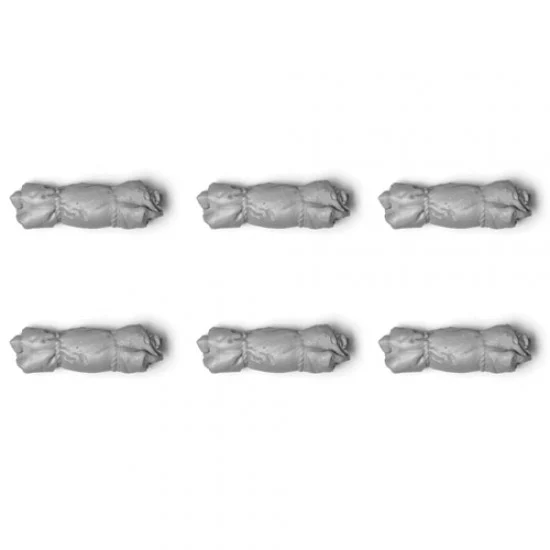 SOL Resin Factory MM365 1/16 Canvas Cover Vol.3 (6pcs) - Military Vehicles & Tanks