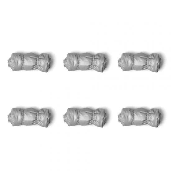 SOL Resin Factory MM366 1/16 Canvas Cover Vol.4 (6pcs) - Military Vehicles & Tanks