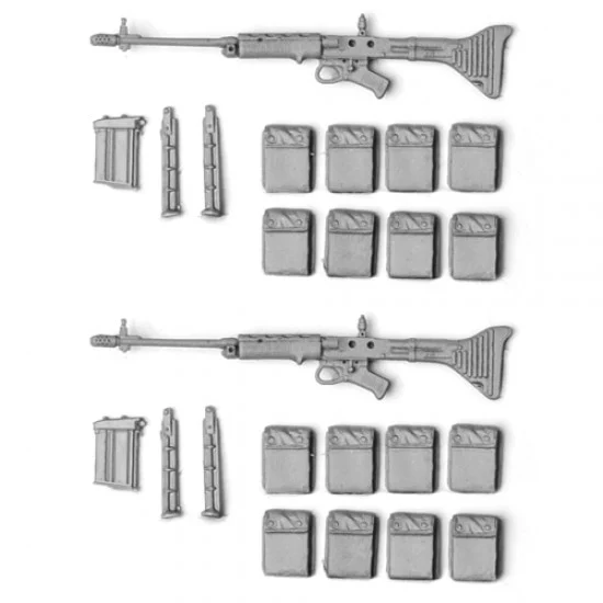 SOL Resin Factory MM372 1/16 German FG42 Assault Rifle (2pcs) - Military Vehicles & Tanks