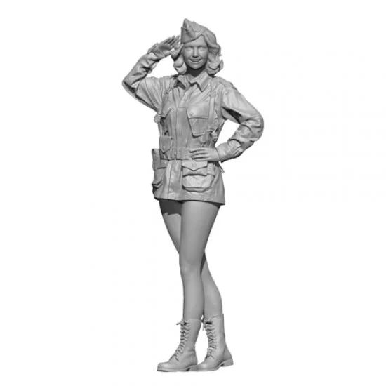 SOL Resin Factory MM376 1/24 ERICA - Military Girl/Warrior Woman/Army Girl/Female Soldier