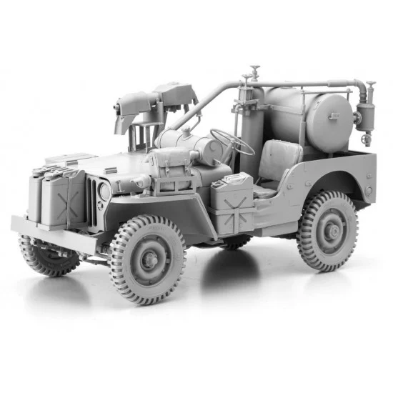 SOL Resin Factory MM383 1/16 WWII MB Military Vehicle WASP Flamethrower - Military Vehicles & Tanks