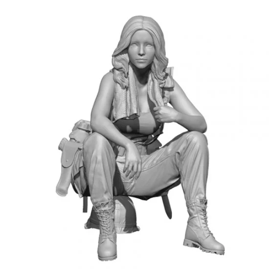SOL Resin Factory MM406 1/9 Military Pin Up Girl - CORA