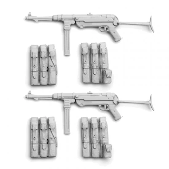 SOL Resin Factory MM411 1/16 WWII German MP40x2 set - Model Figures