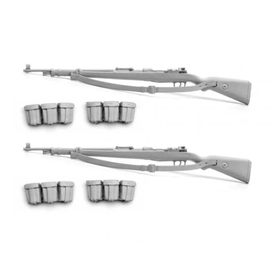 SOL Resin Factory MM413 1/16 WWII German Kar98kx2set - Model Figures