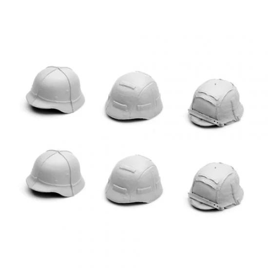 SOL Resin Factory MM414 1/16 WWII German Helmet set A - Model Figures