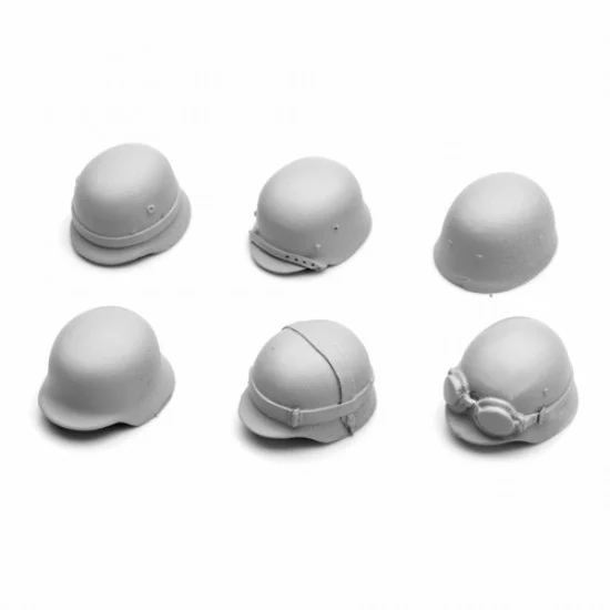 SOL Resin Factory MM415 1/16 WWII German Helmet set B - Model Figures