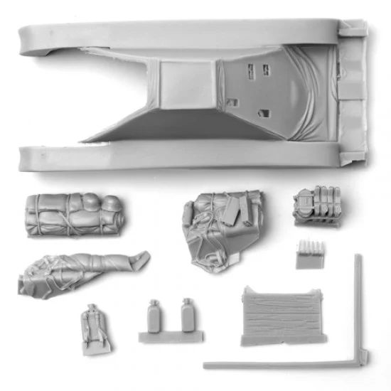 SOL Resin Factory MM502 1/35 WWII German Camouflaged Kubelwagen in North Africa - Military Vehicles & Tanks