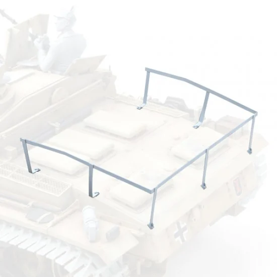 SOL Resin Factory MM505 1/16 WWII German Stug III Stowage Guardrail - Military Vehicles & Tanks