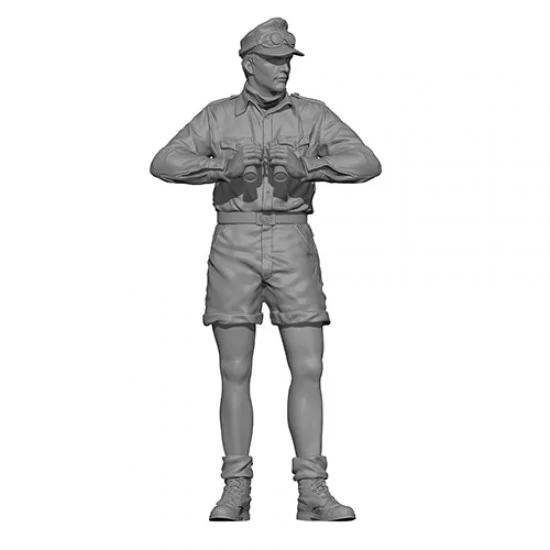 SOL Resin Factory MM539 1/35 WWII German DAK Tank Commander of Panzer III Ausf.J (3D printed kit) - Model Figures