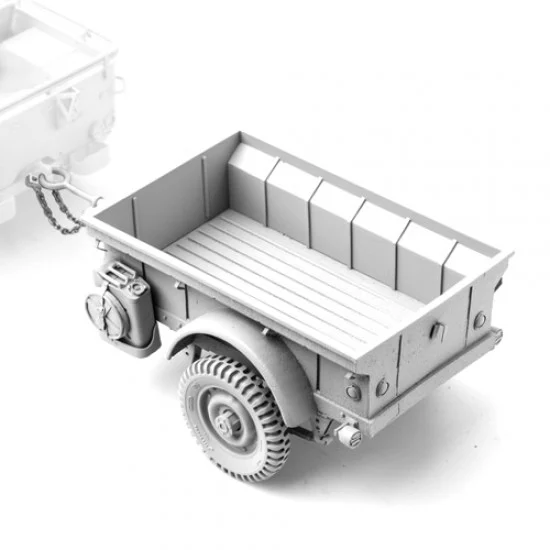 SOL Resin Factory MM555 1/16 WWII US Army T-3 Trailer for Takom kits