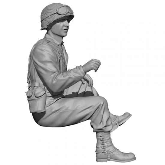 SOL Resin Factory MM563 1/35 WWII US Army 1/4 ton Utility Truck Driver (3D printed kit) - Model Figures