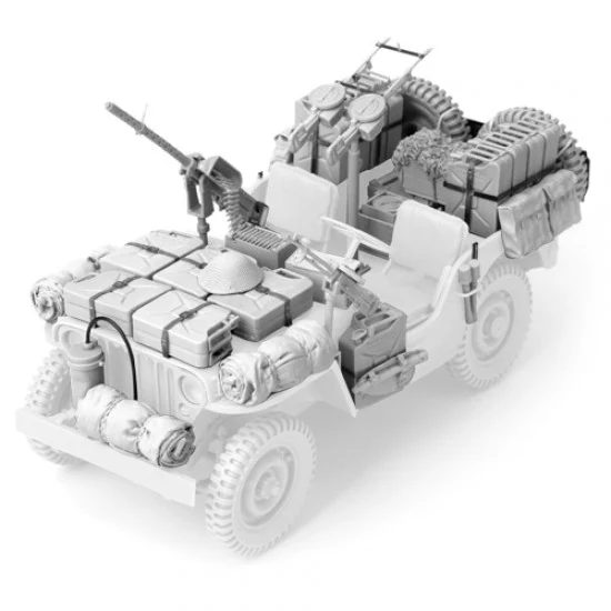 SOL Resin Factory MM573 1/16 WWII SAS 1/4 ton Patrol Car 2 Conversion set for Takom kits - Military Vehicles & Tanks