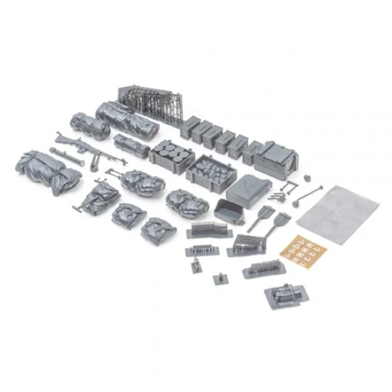 SOL Resin Factory MM575 1/16 WWII US Army 1/4 ton Utility Truck Detail-up set for Takom kits