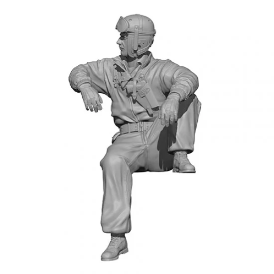SOL Resin Factory MM580 1/35 WWII US Army M4A3E8 Crew #1 (3D printed kit) - Model Figures
