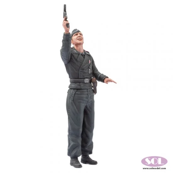 SOL Resin Factory MM597 1/16 WWII German Tiger Tank Gunner - Model Figures