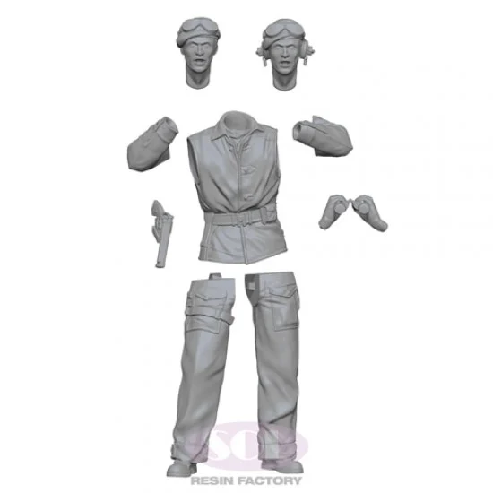 SOL Resin Factory MM681 1/35 WW II M10 Achilles British Tank Commander - Model Figures