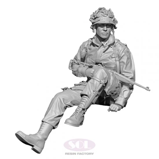 SOL Resin Factory MM725 1/35 WWII US Army Airborne #2 (3D printed kit) - Model Figures