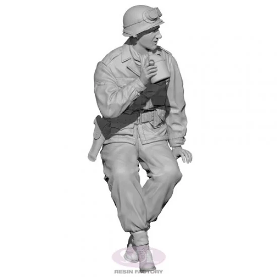 SOL Resin Factory MM731 1/35 WWII US Army M8 Crew #3 (3D printed kit) - Model Figures