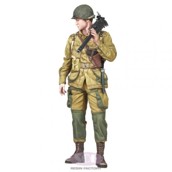 SOL Resin Factory MM753 1/16 WWII US Army Airborne with Cal.30 - Model Figures