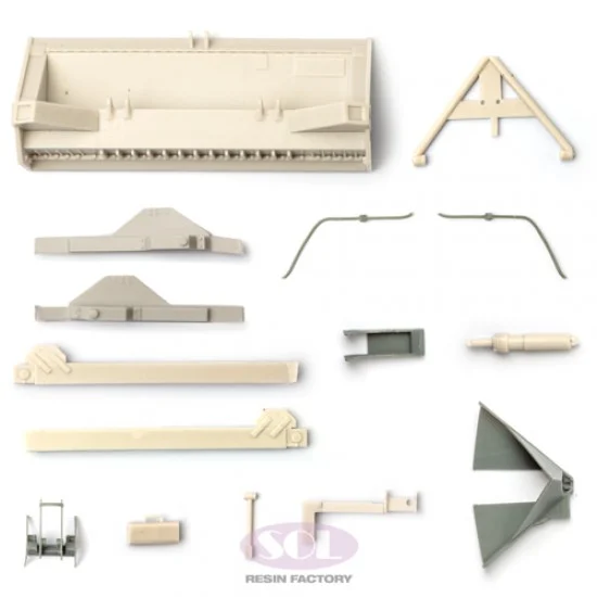 SOL Resin Factory MM771 1/35 WWII US M1 Dozer Blade ver.VVSS - Military Vehicles & Tanks