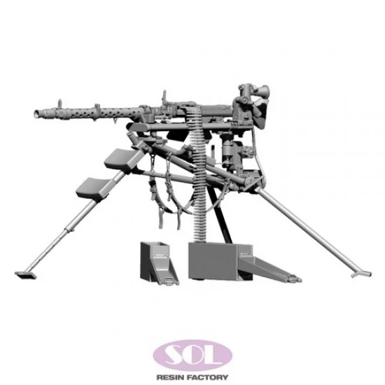 SOL Resin Factory MM783 1/16 MG34 on MG-LAFETTE