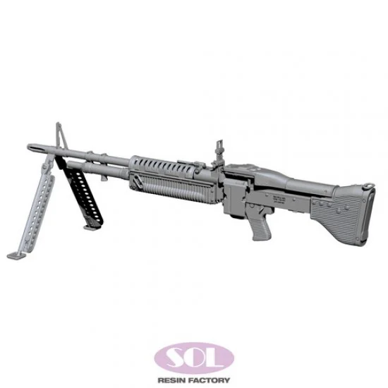 SOL Resin Factory MM787 1/16 M60 Machine Gun for M113 - Military Vehicles & Tanks