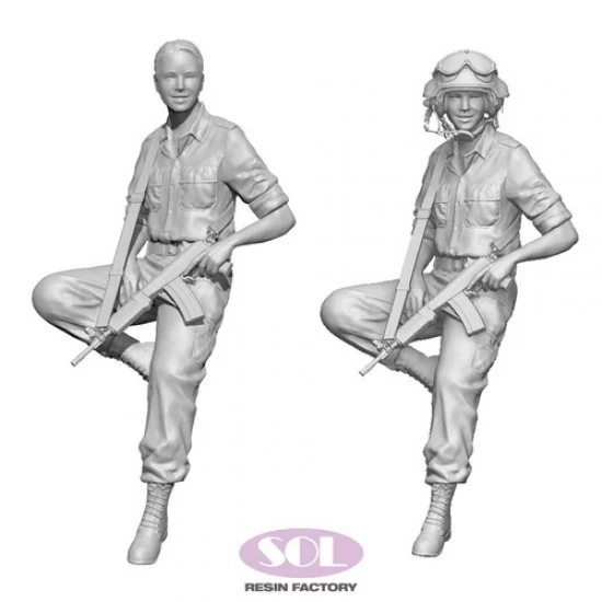 SOL Resin Factory MM816 1/35 IDF Female Tankers - Model Figures