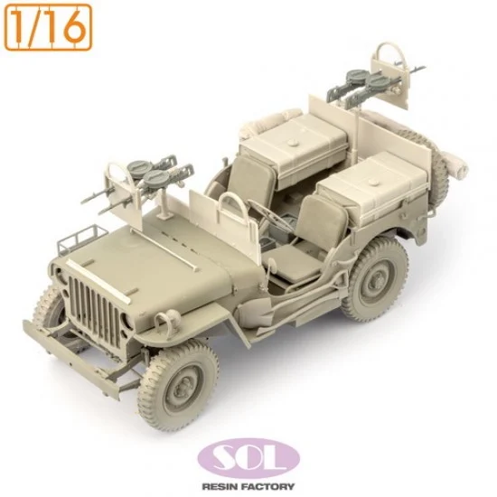 SOL Resin Factory MM855 1/16 WWII British SAS Commando Truck Conversion set for Takom kit - Military Vehicles & Tanks