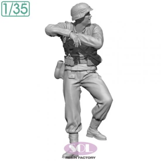 SOL Resin Factory MM862 1/35 Crew #2 for WWII German Sd.kfz.250/1 - Model Figures