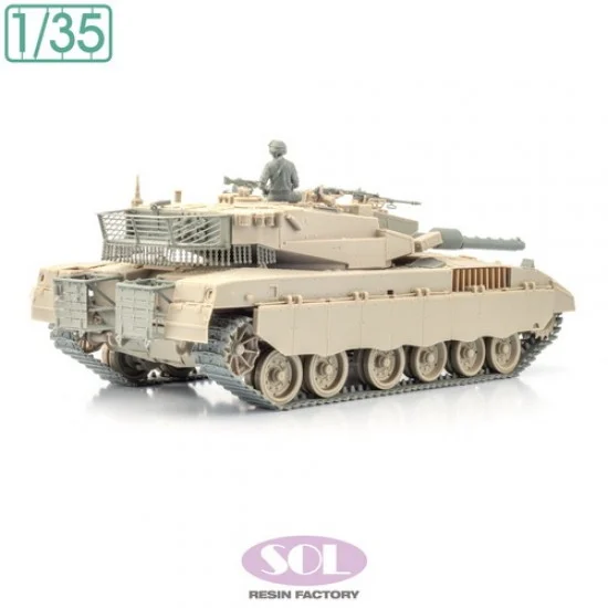 SOL Resin Factory MM871 1/35 Merkava Mk.3 BAZ/D Detail-up set and Female Tank Crew for Meng kit