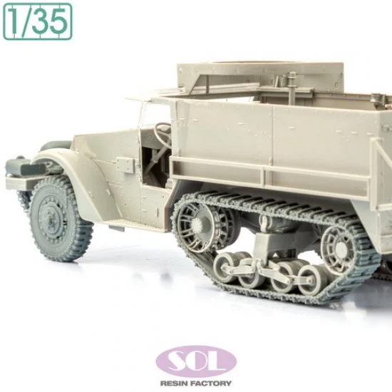 SOL Resin Factory MM892 1/35 M3A1 Wheels and Track with Chain for Dragon kit - Military Vehicles & Tanks