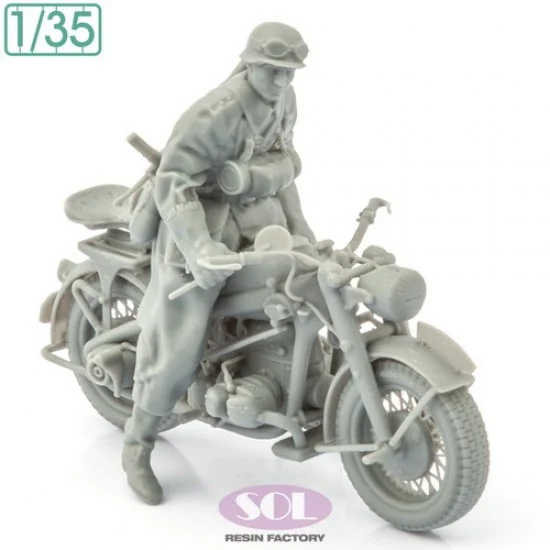 SOL Resin Factory MM900 1/35 WWII German KS750 with Feldgendarmerie - Military Vehicles & Tanks