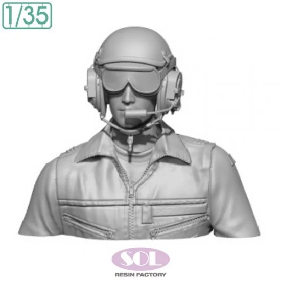 SOL Resin Factory MM921 1/35 Bundeswehr Tank Crew for Leopard 2A7 - Model Figures