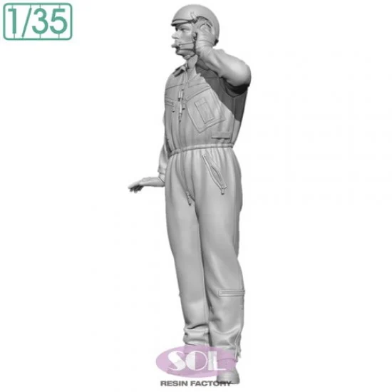 SOL Resin Factory MM925 1/35 Bundeswehr Tank Commander II for Leopard 2A7 - Model Figures