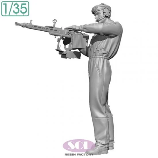 SOL Resin Factory MM927 1/35 Bundeswehr Tank Crew II for Leopard 2A7 - Model Figures