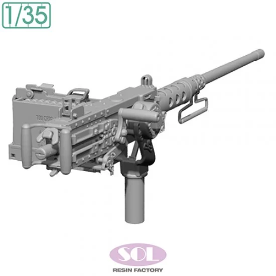 SOL Resin Factory MM930 1/35 M2HB .50 cal Heavy Machine Gun - Military Vehicles & Tanks